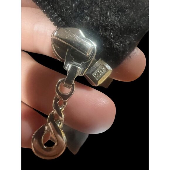 Zinity Cardigan Sweater Women S Brown Full Zip Closure FALL Light Academia - Picture 5 of 8